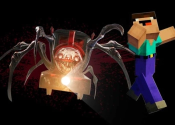 Noob VS. Spider Train